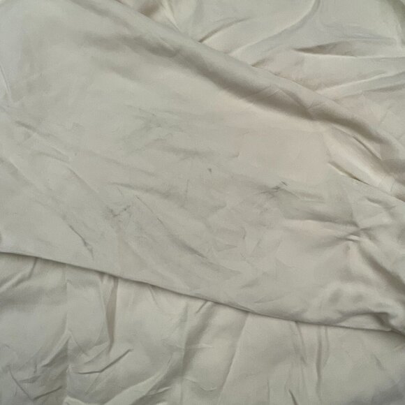 Tommy Bahama Mens Button Up Camp Shirt Large All Silk Long Sleeve Pale Yellow ** - Picture 11 of 11